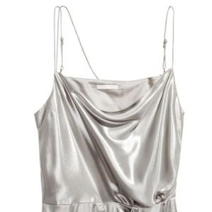 H&M shimmering Metallic dress